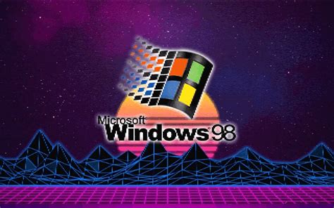 Synthwave Windows Logo