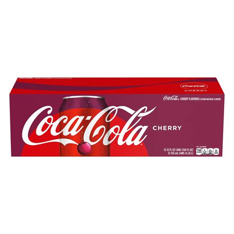 Coca Cola Cherry Coke 12 Oz Cans Shop Soda At H E B