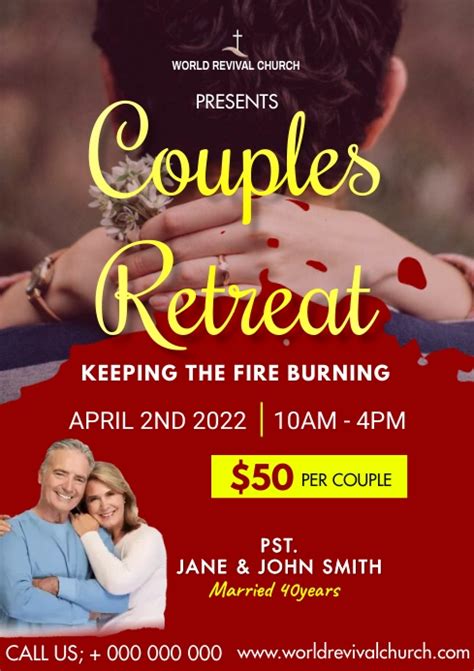 Couples Retreat Template Postermywall