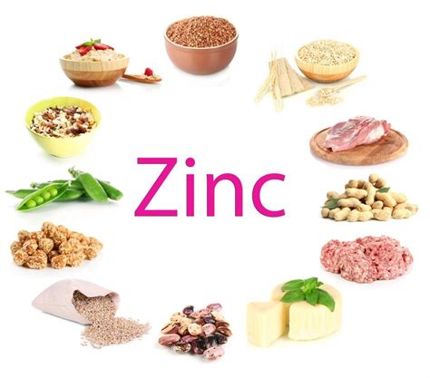Collage Of Products Containing Zinc Zinc Rich Foods Zinc Deficiency