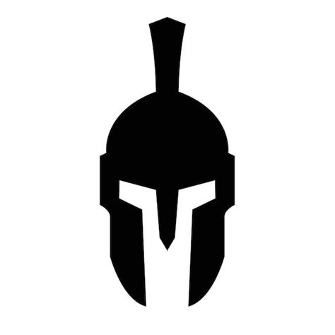 Premium Vector Spartan Helmet Icon Solid Vector