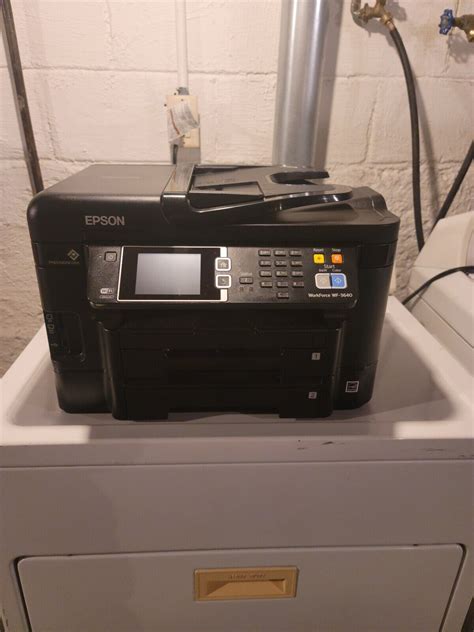 Epson Wf 3640 Workforce All In One Printer Copier Duplex Fax Scanner