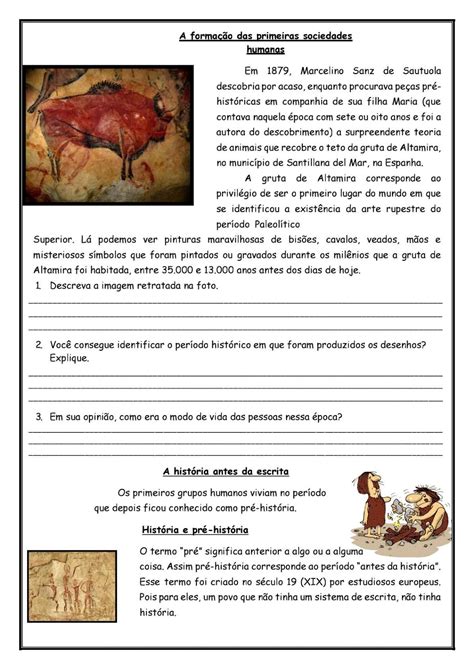 Atividades Sobre Fontes Históricas Gabarito ENSINO