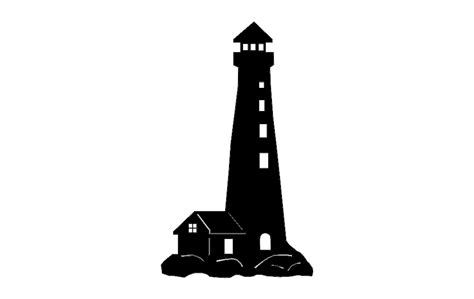 Lighthouse Silhouette 44 Free Dxf File Free Download Dxf Patterns