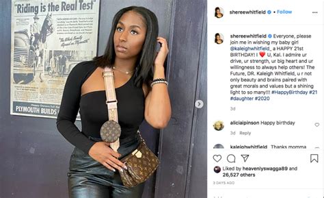 Beautiful Like Her Mama Fans Gush Over Sheree Whitfields Loving Birthday Post To Her Younger