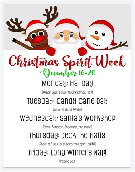 Signupgenius makes school organizing easy. Christmas Spirit Week! at White Oak Learning Academy ...