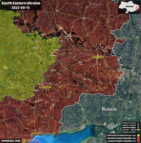Latest Updates On Donbas Front 15 August 2022 Map Update Islamic