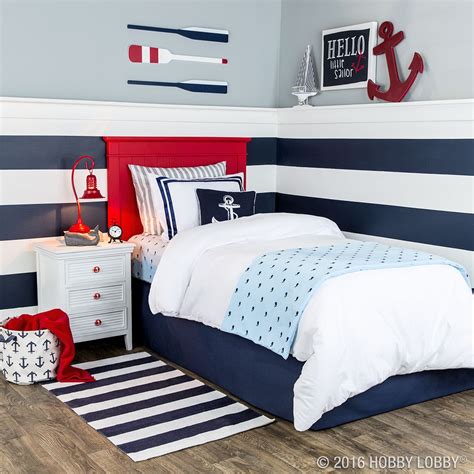 Your Favorite Little Sailor Will Love Anchoring Down In This Nautical