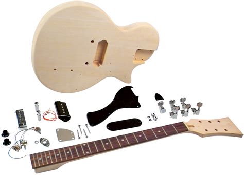 Basswood body with edge covering, maple wood fingerboard and guitar neck. The Best DIY Guitar Kits - Electric - All Under $250 ...