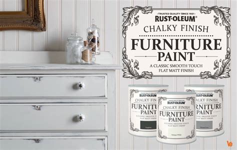 Chalked paint can be distressed to achieve a vintage look that will last. Rust-Oleum Chalky Finish Meubelverf Wintergrijs Bestel ...
