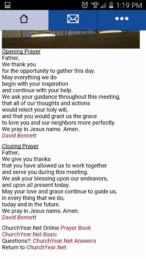 opening  closing prayer closing prayer morning