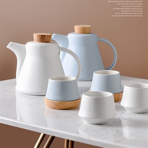 Ceramic Tea Set Ceramic Teapot Set Teapot And Tea Cups Set Etsy