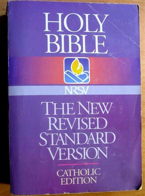 The New Revised Standard Version Catholic Edition By Thomas Nelson Pb