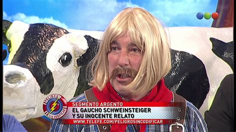 ¡pachu peña hizo de pachu alemán y provocó la risa de todos! La Peña, Borracho - Peligro Sin Codificar - YouTube