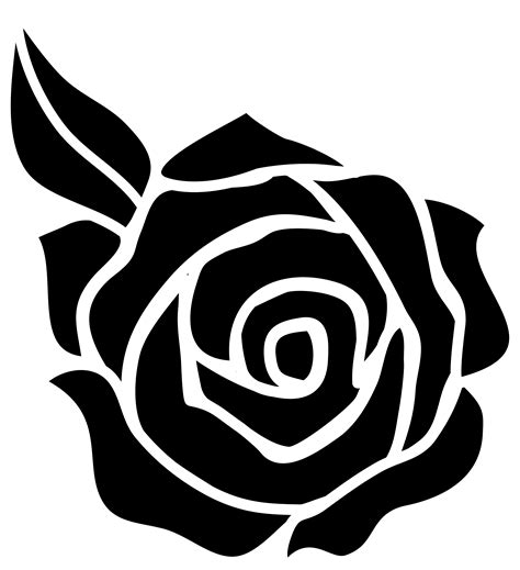 Free Silhouette Rose Download Free Silhouette Rose Png Images Free