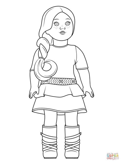 Girl Standing Coloring Pages At Free Printable