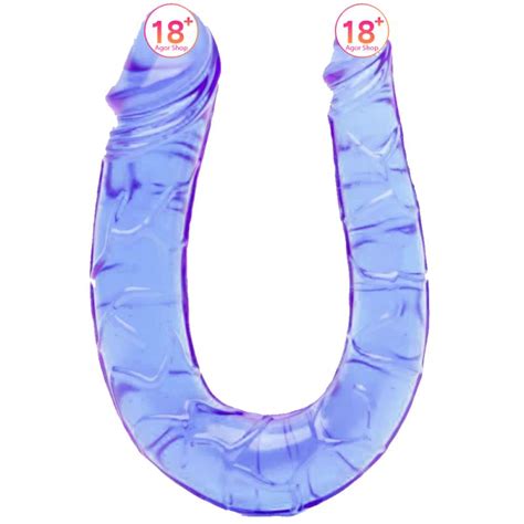 Erox Double Dong Jelly Blue Çift Taraflı Jel Doku Penis 27 cm Fiyatı ve
