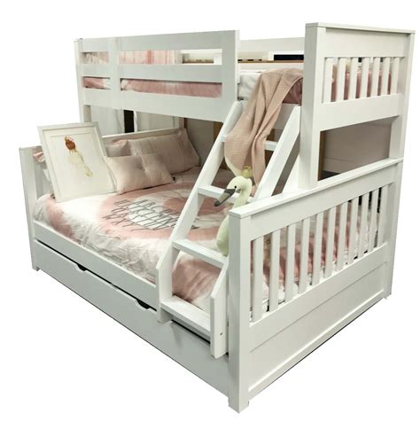 Riley Single Over Double Bunk Bed Double Bunk Beds Ootc