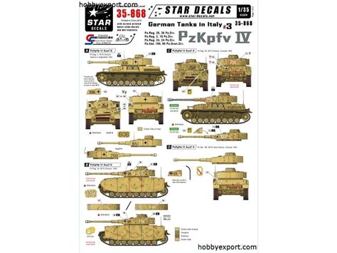 135 Decal Decal German Tanks In Italy No3