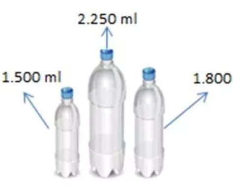 Observa El Contenido De Cada Botella De Agua Los Vasos De Ml Que