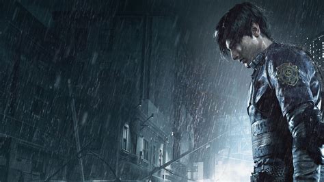 Leon Kennedy Resident Evil 2 Wallpapers Wallpaper Cave