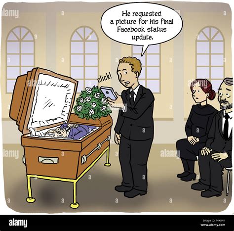 Última Actualización En Facebook Funeral Fotografía De Stock Alamy