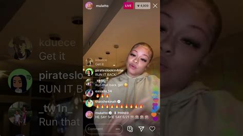 Miss Mulatto Preview Of New Song Ig Live Youtube