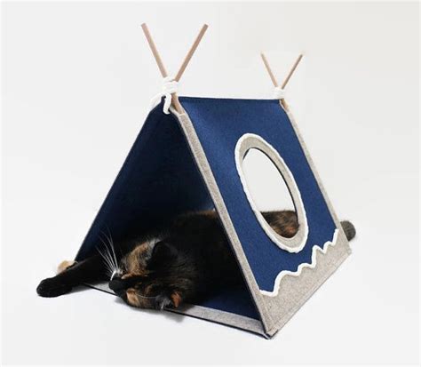 Cat House Cat Toy Modern Cat Furniture Triangle By Catsbydesign