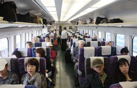 Passengers On A Bullet Train Japan Passengers On The Shin Flickr