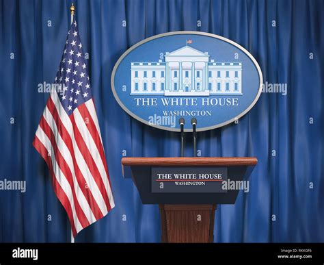 President Podium White House High Resolution Stock Photography And