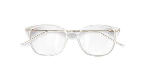 Specsavers Women S Glasses Tech Specs 29 Clear Rectangular Plastic Bio Based Acetate Frame