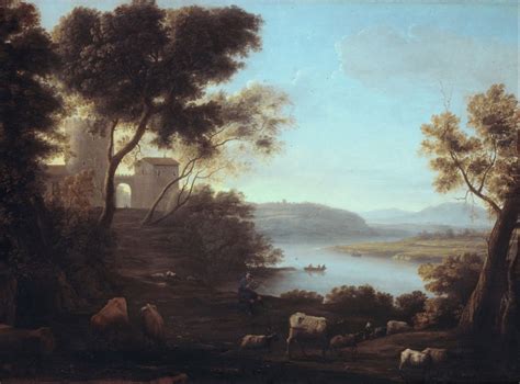 Pastoral Landscape The Roman Campagna Painting Claude Lorrain Oil