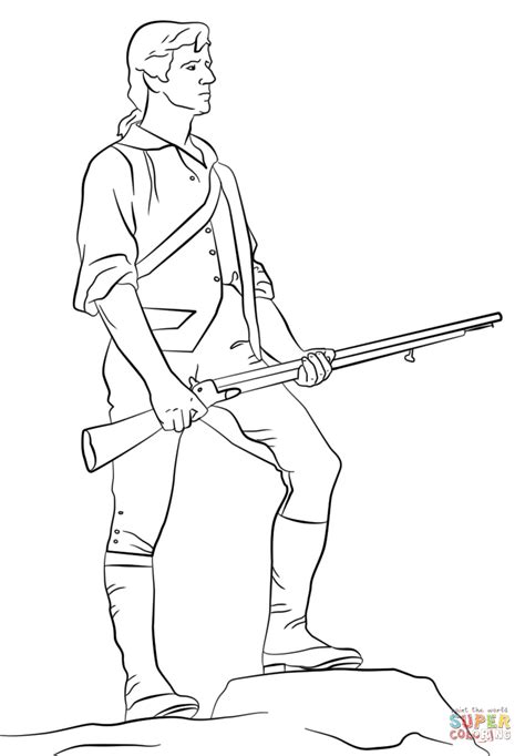 Bunker Hill Coloring Page Sketch Coloring Page