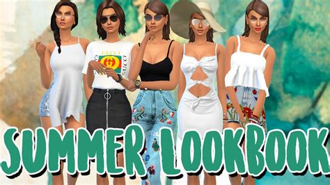 The Sims 4 Cc Lookbook 2 Summer Lookbook Collab Youtube Vrogue