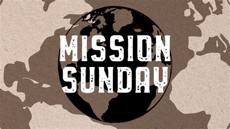 Mission Sunday Globe Graphics For The Church