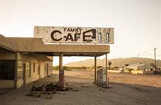 desert gas station abandoned diner california center old stations night cafe aesthetic fallout choose board ghost vegas photorator post