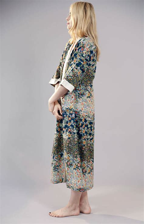 Geisha Organic Cotton Kimono Dressing Gown By Verry Kerry Notonthehighstreet Com