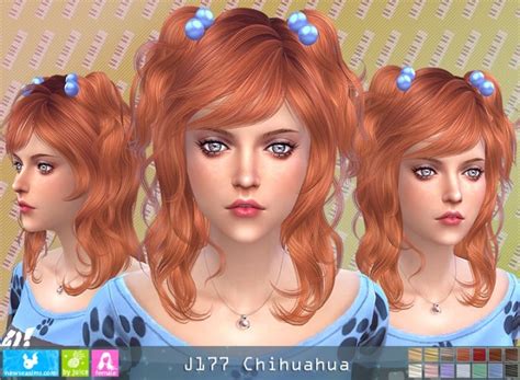 J177 Chihuahua Hair P At Newsea Sims 4 Sims 4 Updates