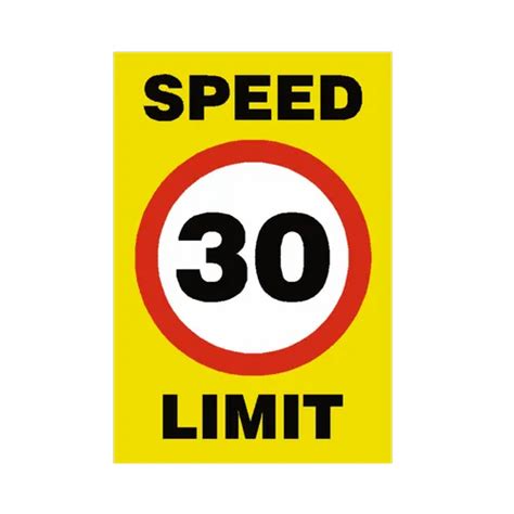 Speed Limit Sign Board At Rs 350square Feet Speed Limit Sign In