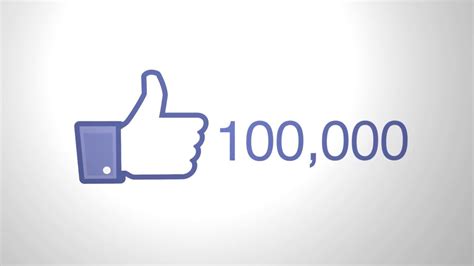 Facebook Likes Count To 100000 100k Free Footage Youtube