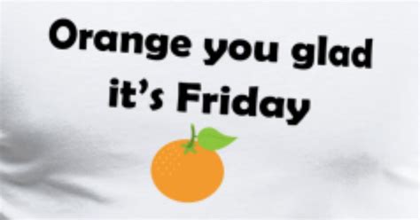 orange you glad it s friday men s premium t shirt spreadshirt