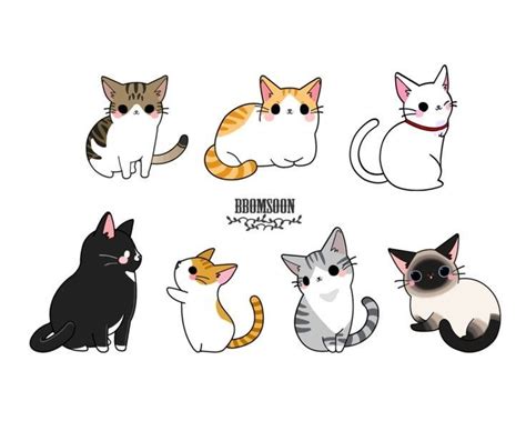 Animales Tiernos Dibujos에 있는 Fenice Q님의 핀 귀여운 고양이 그림 귀여운 고양이 그리기
