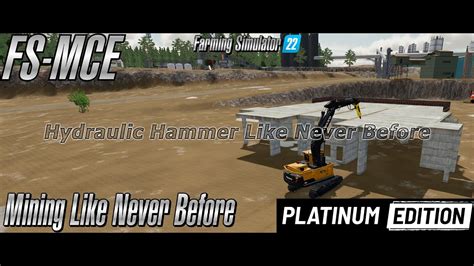 FS TCBO MCE V Platinum Edition Hydraulic Hammer Like Never Before Preview YouTube