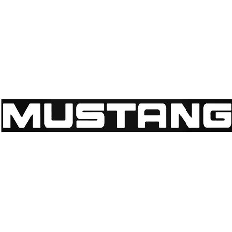 Buy Ford Mustang Windshield Banner 1 Sticker Online