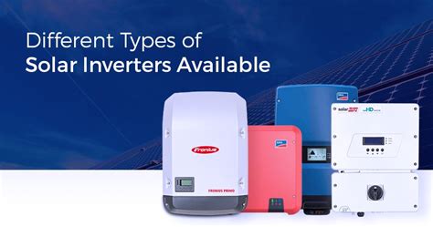 Different Types Of Solar Inverters Available Infinite Energy