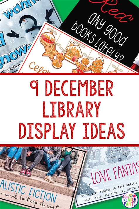 Library Display Posters December Holidays All Grade Levels