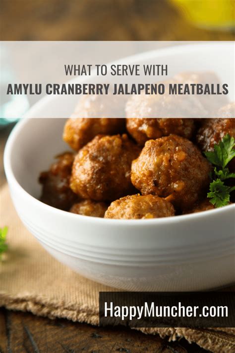 What To Serve With Amylu Cranberry Jalapeno Meatballs Happy Muncher