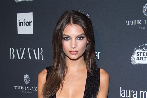 Emily Ratajkowski Leaves Nothing To The Imagination In Daring Low Cut