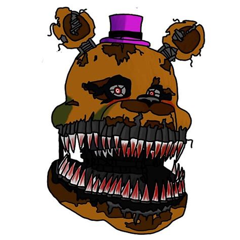 Nightmare Fredbear Posters By Hipstersauce Redbubble