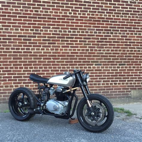 Cognitomoto Cb350 Cafe Racer With Ducati Single Sided Swing Arm And